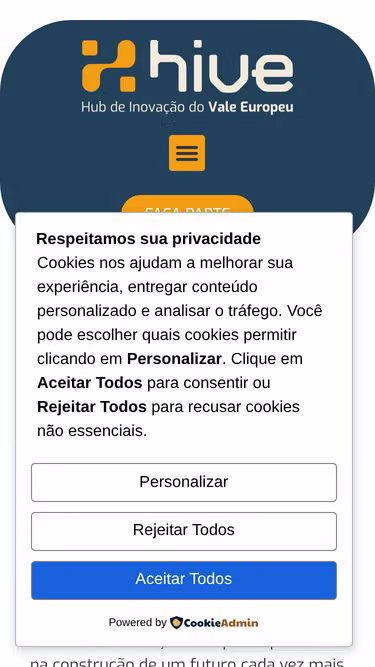 Screenshot of hive.org.br