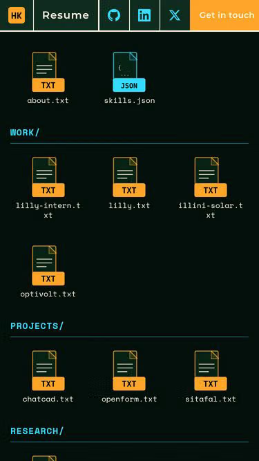 Screenshot of hk39.dev