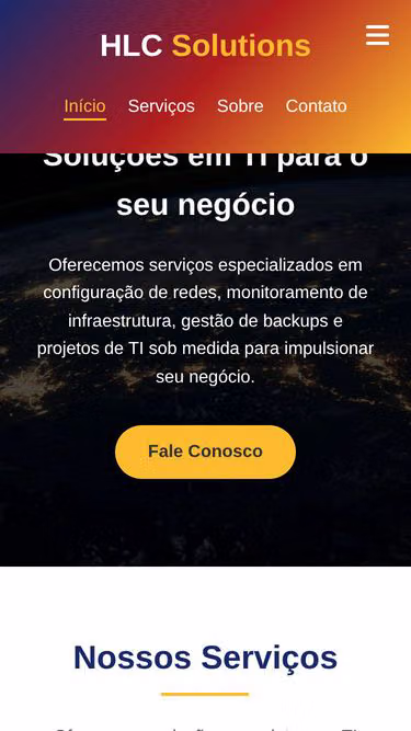 Screenshot of hlc.tec.br