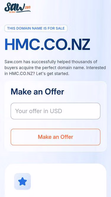 Screenshot of hmc.co.nz