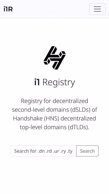Screenshot of hns.gdn