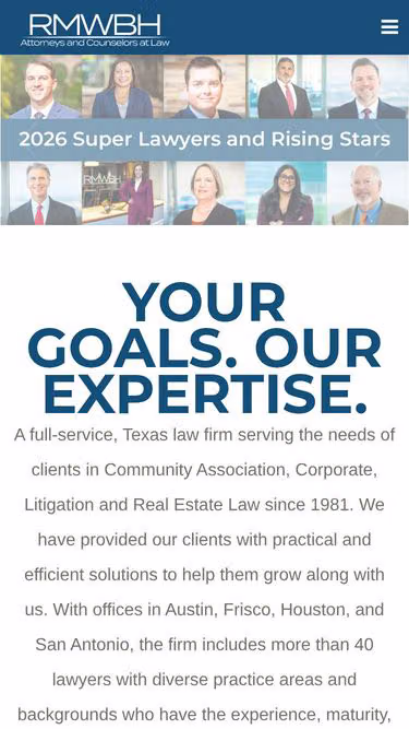 Screenshot of hoa.lawyer