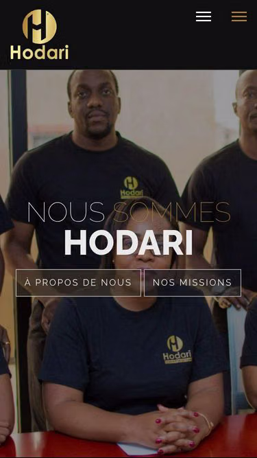 Screenshot of hodari.cd