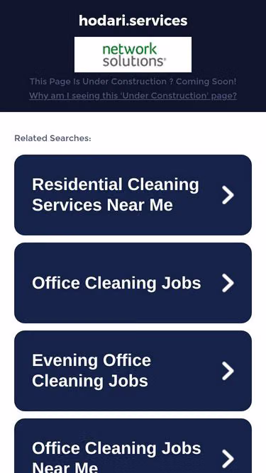 Screenshot of hodari.services