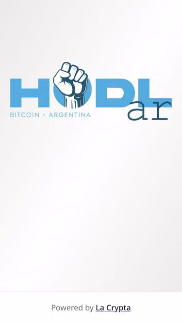 Screenshot of hodl.ar
