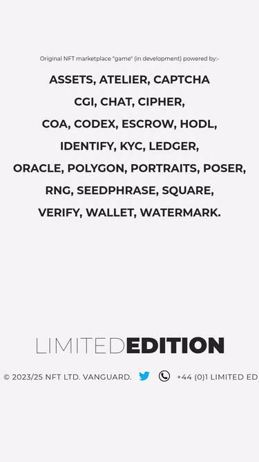 Screenshot of hodl.art