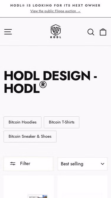 Screenshot of hodl.cam