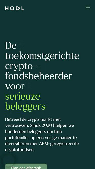 Screenshot of hodl.es