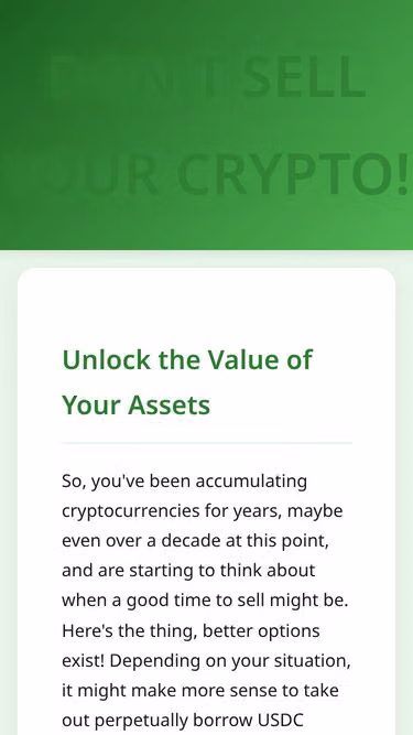 Screenshot of hodl.how