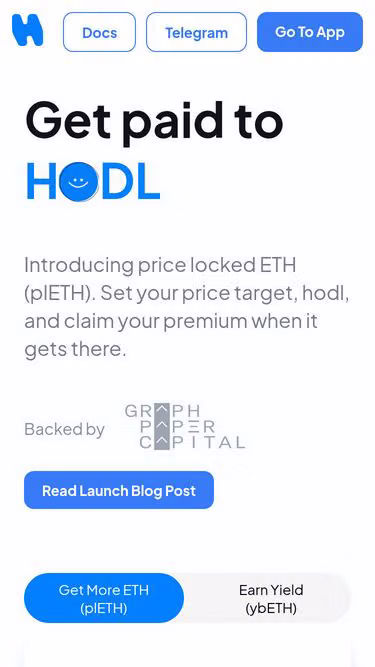 Screenshot of hodl.money