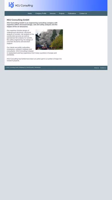 Screenshot of hoj.ch