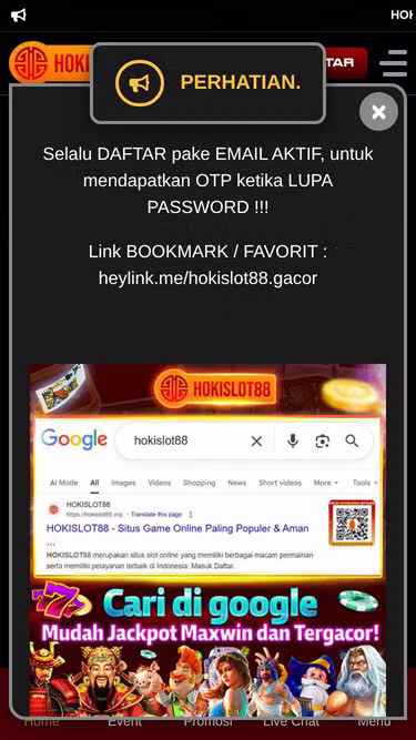 Screenshot of hokislot88.net