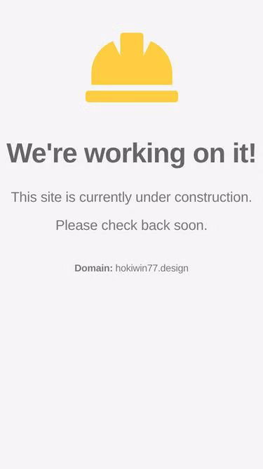 Screenshot of hokiwin77.design