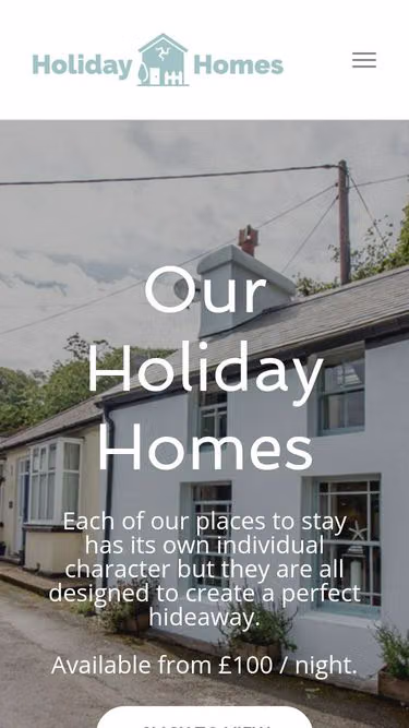 Screenshot of holidayhomes.im