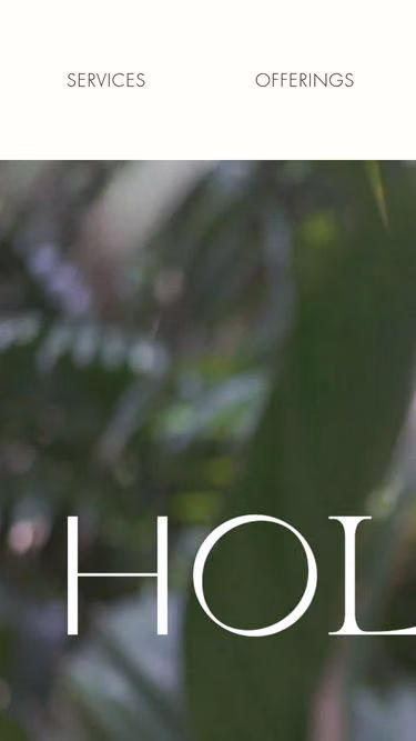 Screenshot of holistica.earth
