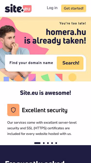 Screenshot of homera.hu