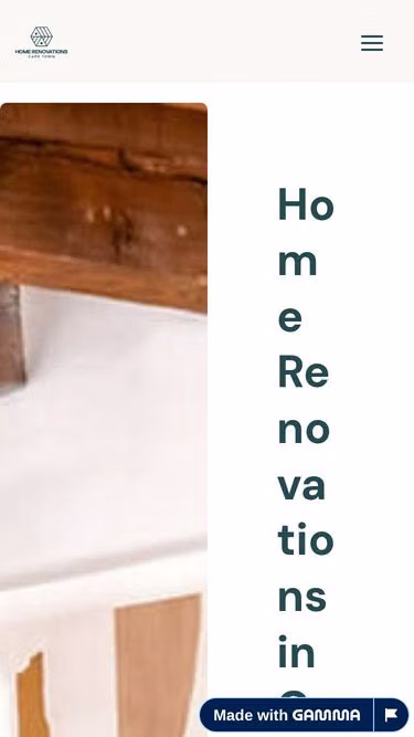 Screenshot of homerenovations.capetown