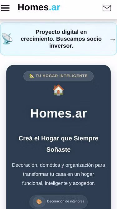 Screenshot of homes.ar