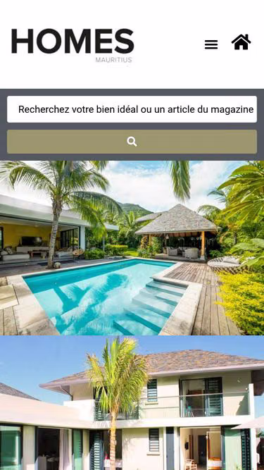 Screenshot of homes.mu