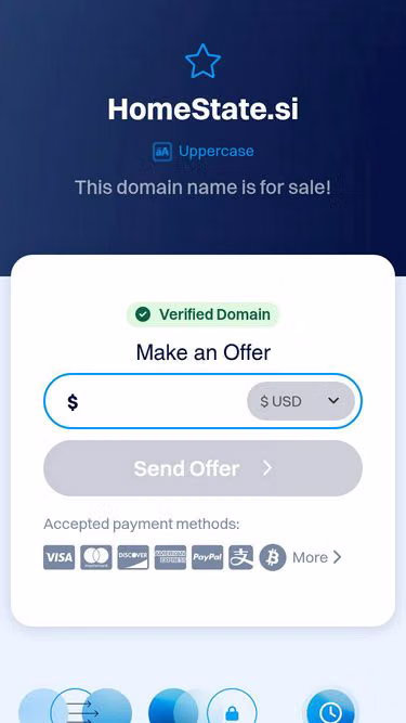 Screenshot of homestate.si