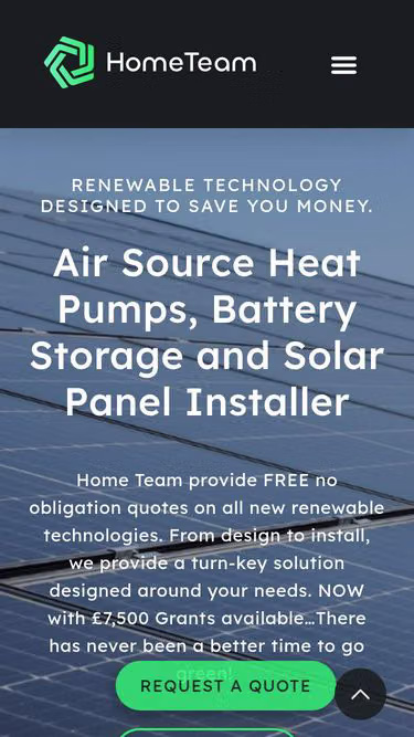 Screenshot of hometeam.co.uk