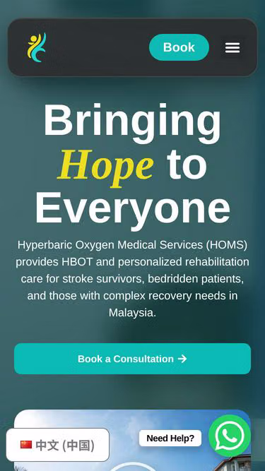Screenshot of homs.com.my