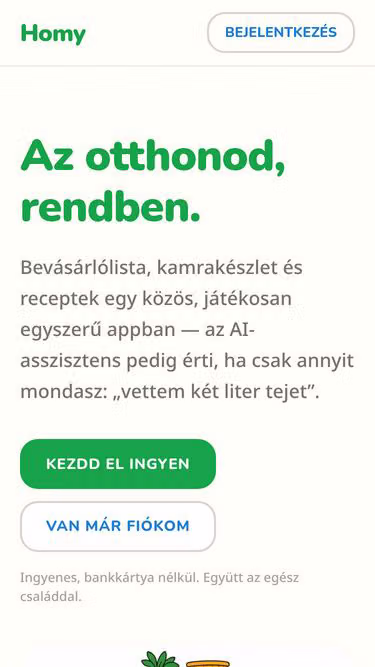 Screenshot of homy.hu