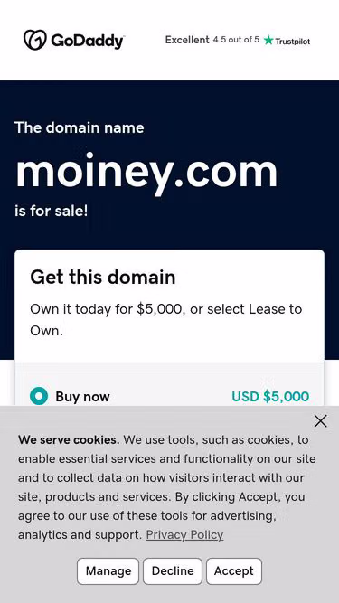 Screenshot of honest.llc