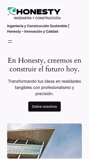 Screenshot of honesty.cl