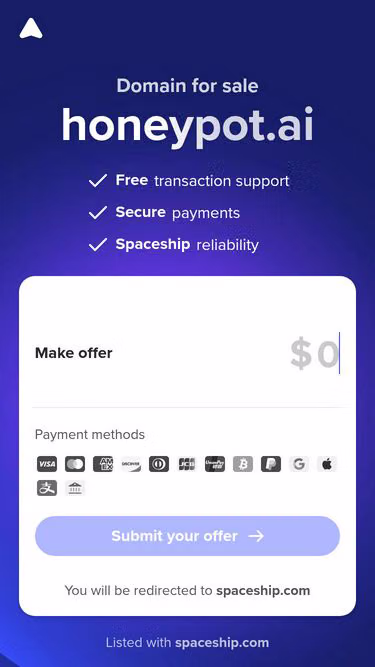 Screenshot of honeypot.ai