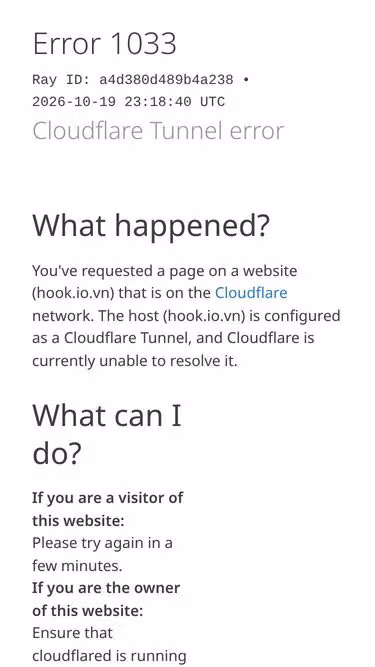 Screenshot of hook.io.vn
