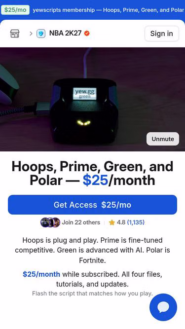 Screenshot of hoopers.gg