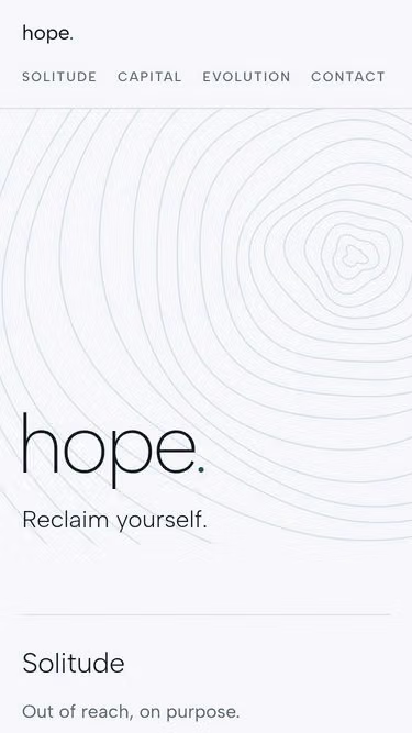 Screenshot of hope.lc