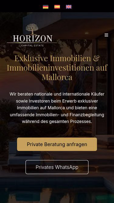 Screenshot of horizoncapital.es