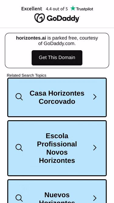 Screenshot of horizontes.ai