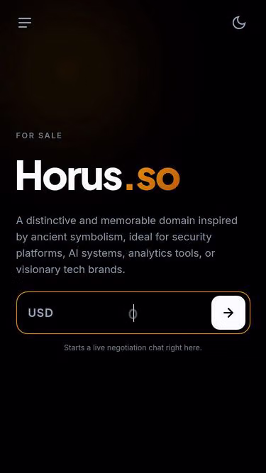 Screenshot of horus.so