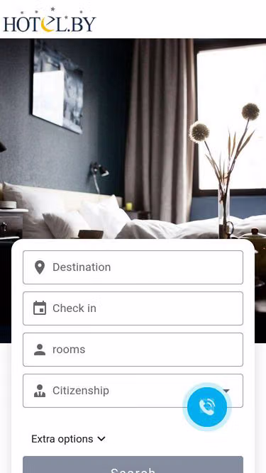 Screenshot of hotel.by