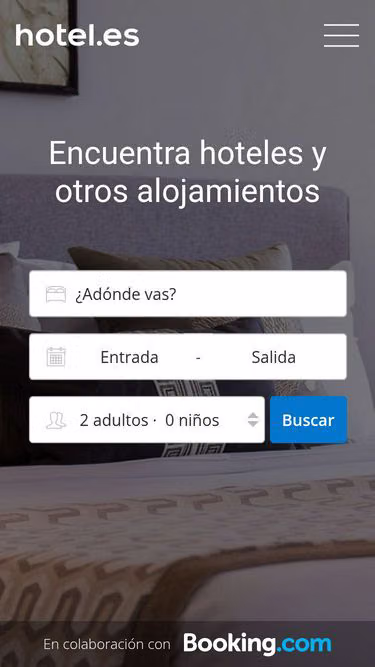 Screenshot of hotel.es