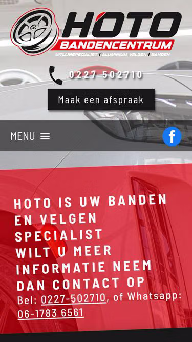 Screenshot of hoto.nl