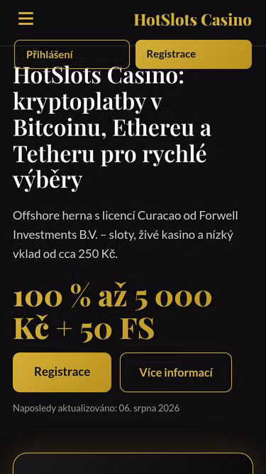 Screenshot of hotslot.cz