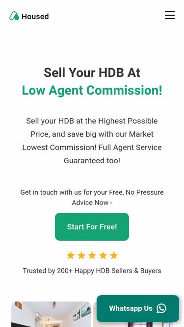 Screenshot of housed.sg