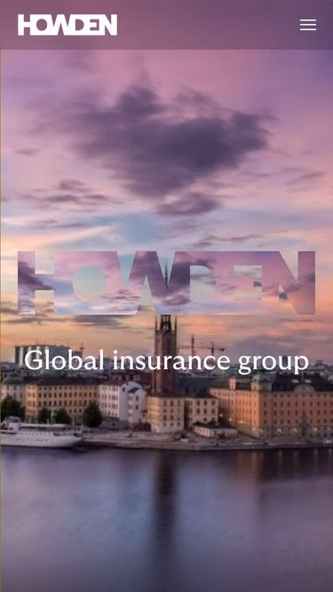 Screenshot of howdenbroking.se