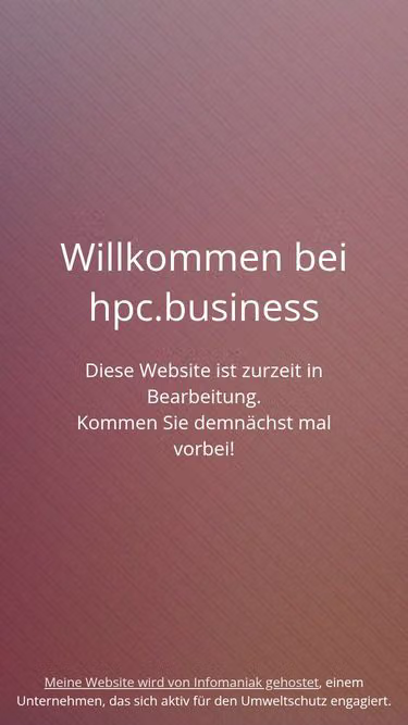 Screenshot of hpc.business