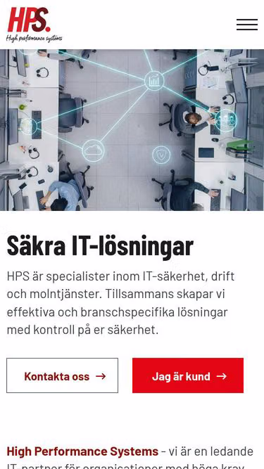 Screenshot of hps.se