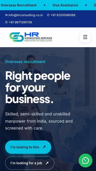Screenshot of hrconsulting.co.in