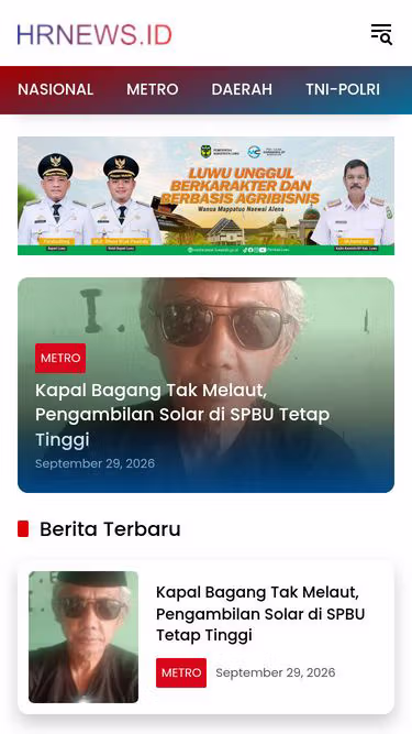 Screenshot of hrnews.id