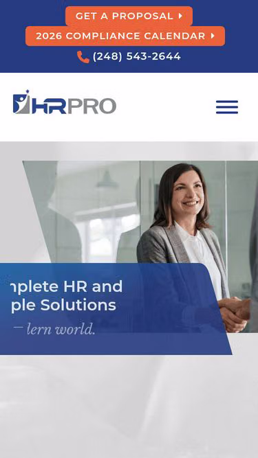 Screenshot of hrpro.biz