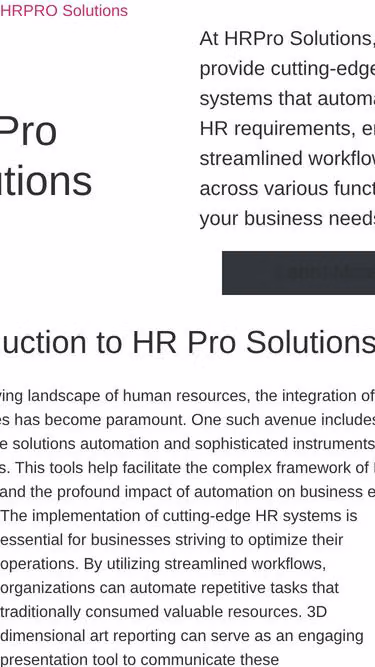 Screenshot of hrpro.solutions