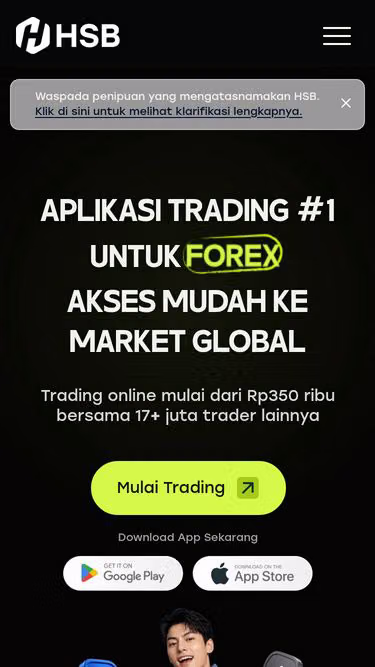 Screenshot of hsb.co.id