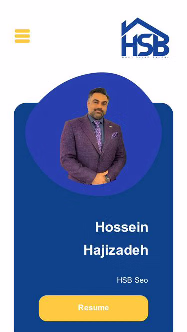 Screenshot of hsb.ir